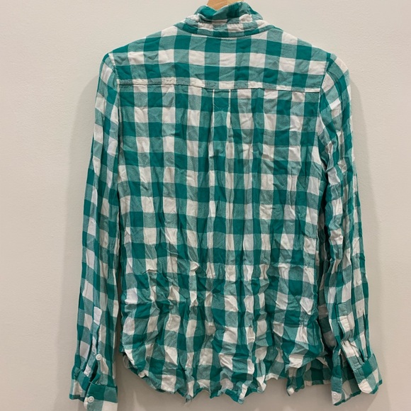 Checkered Banana Republic button up shirt - Picture 3 of 4